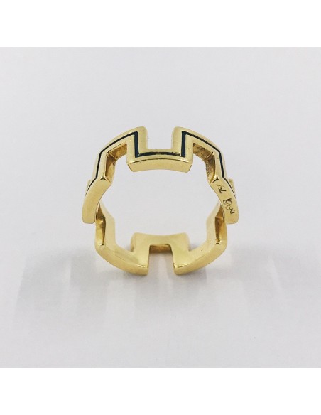 Anillo Puig Doria en oro amarillo