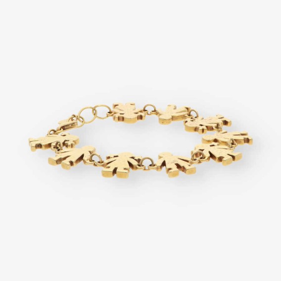 Pulsera niÃ±o oro TOUS