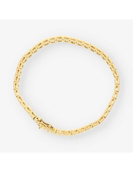 Pulsera riviere oro y brillantes