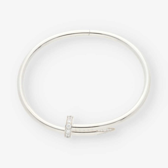 Pulsera CARTIER oro blanco y bri