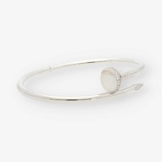 Pulsera CARTIER oro blanco y bri