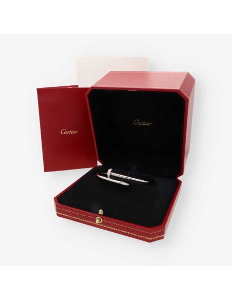 Pulsera CARTIER oro blanco y bri