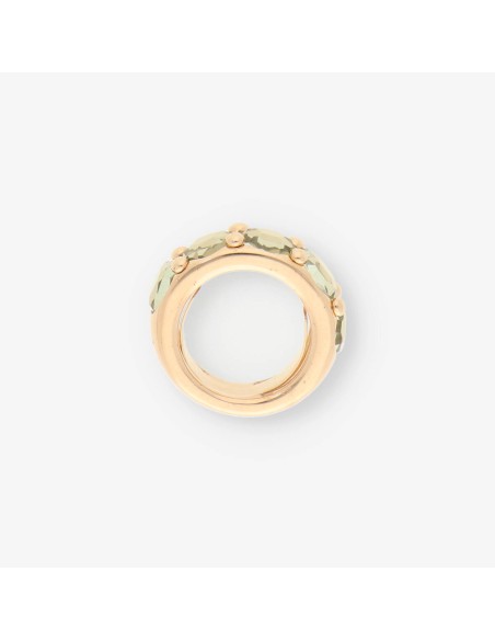 Anillo oro y piedras POMELLATO
