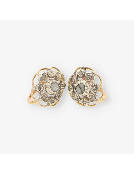 Pendientes Vintage oro y diamantes