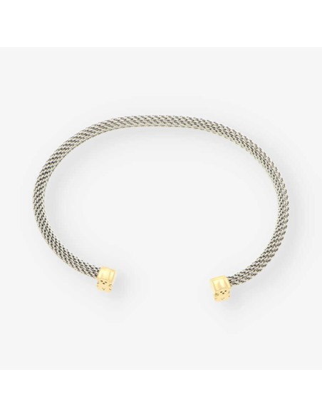 Esclava acero y oro TOUS