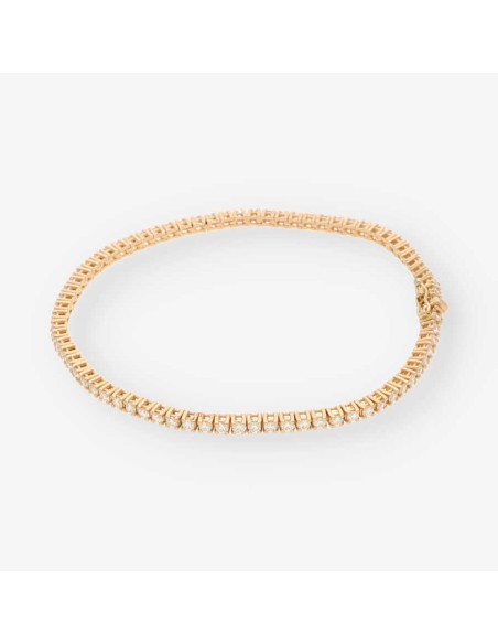 Pulsera Riviere oro y bri aprox. 1.50 Qt