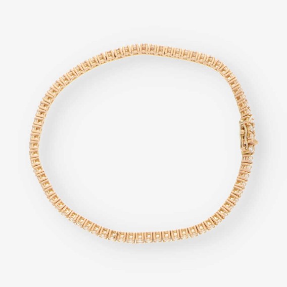 Pulsera Riviere oro y bri aprox. 1.50 Qt