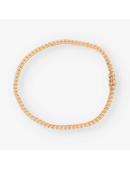 Pulsera Riviere oro y bri aprox. 1.50 Qt