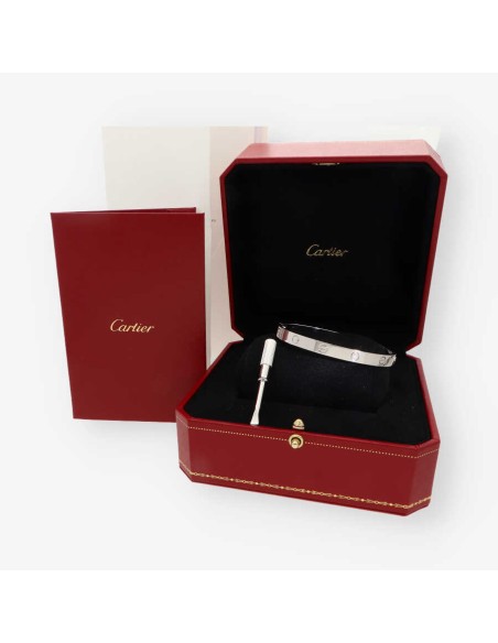 Pulsera oro blanco Love CARTIER