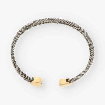 Esclava TulipÃ¡n acero y oro TOUS 2