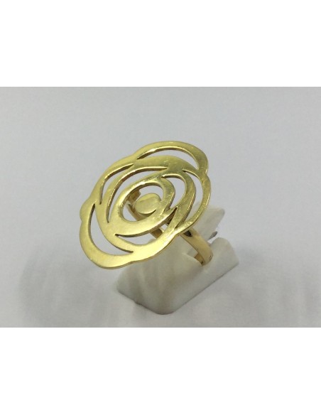 Anillo Tous de oro con motivo floral