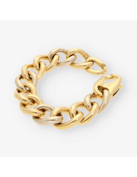 Pulsera oro bicolor
