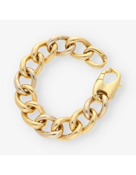 Pulsera oro bicolor