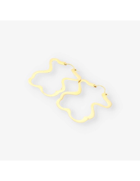 Pendientes silueta Oso oro TOUS