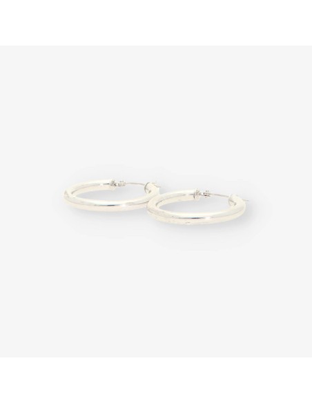 Pendientes aro oro blanco