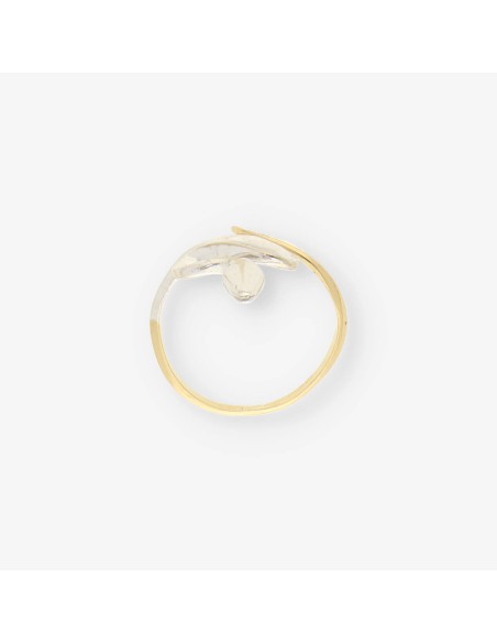 Anillo Serpiente oro bicolor