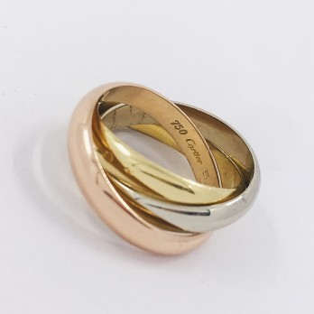 Anillo Cartier Trinity en oro 18kt 2