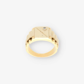 Anillo sello oro 2