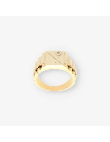 Anillo sello oro