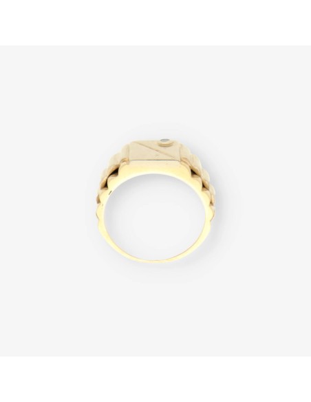 Anillo sello oro