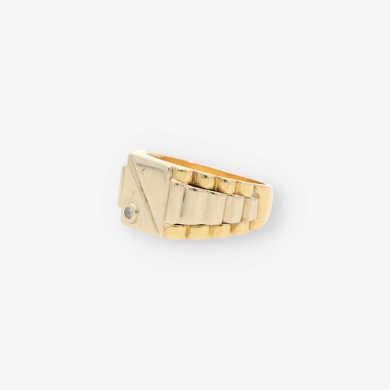 Anillo sello oro