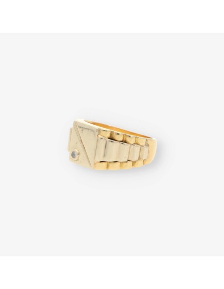 Anillo sello oro