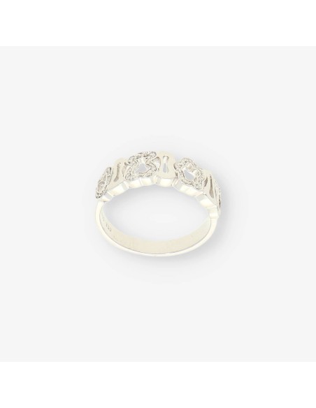 Anillo or blanco y bri TOUS