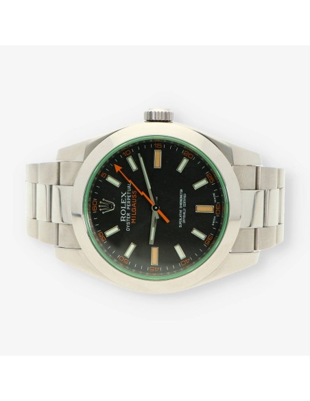 ROLEX acero MILGAUS 116400GV NÂºV931956