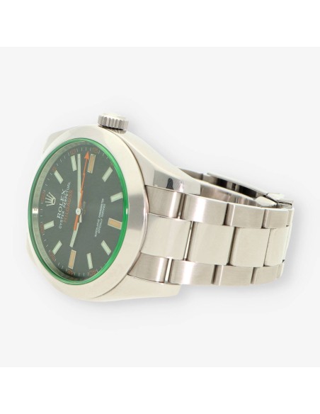 ROLEX acero MILGAUS 116400GV NÂºV931956