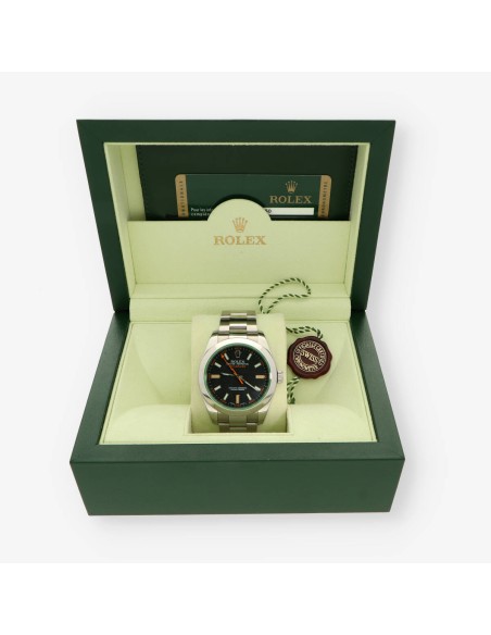 ROLEX acero MILGAUS 116400GV NÂºV931956