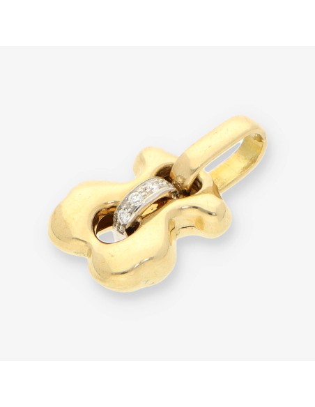 Colgante oso oro y bri TOUS