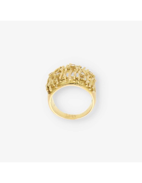 Anillo oro y bri