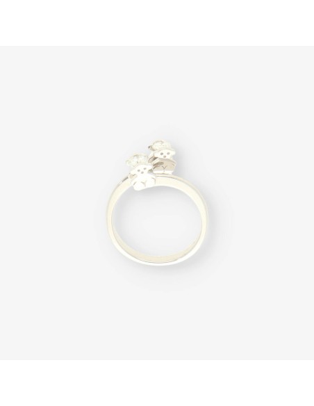 Anillo oro blanco y bri TOUS
