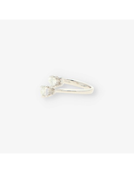 Anillo oro blanco y bri TOUS