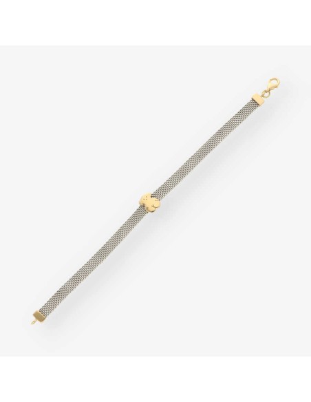 Pulsera acero/oro TOUS