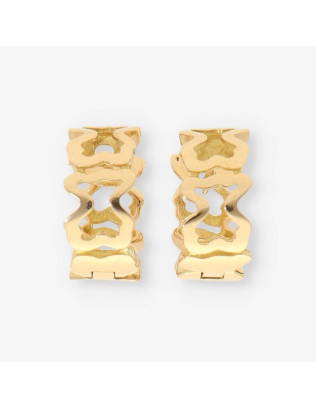 Pendientes calados oro TOUS