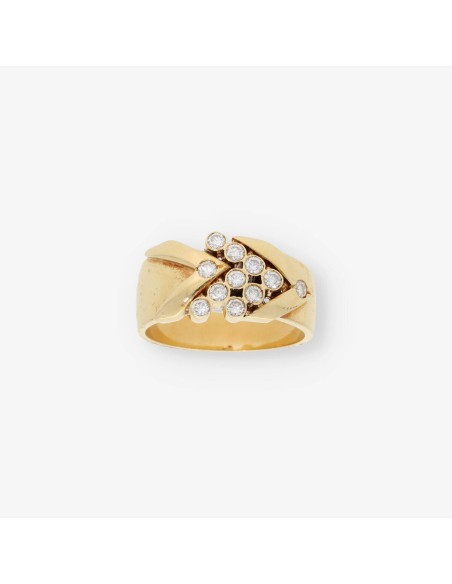 Anillo en oro 18kt con brillante