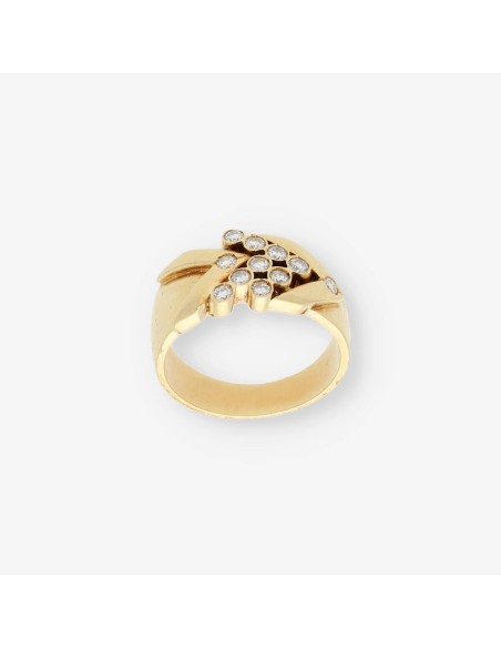 Anillo en oro 18kt con brillante