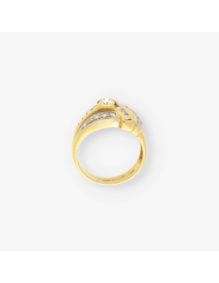 Anillo oro y bri