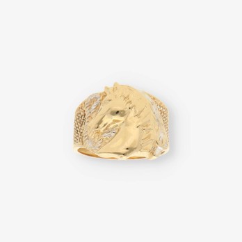Anillo caballo oro