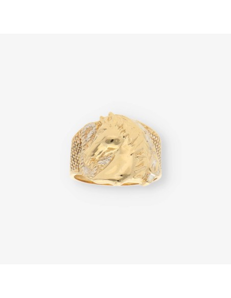 Anillo caballo oro