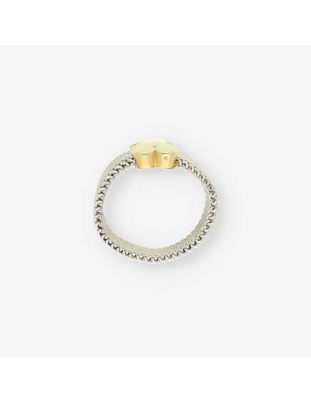Anillo oso acero/oro TOUS