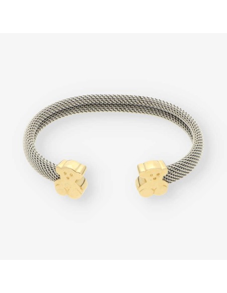 Esclava acero/oro TOUS