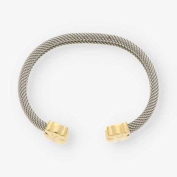 Esclava acero/oro TOUS 2