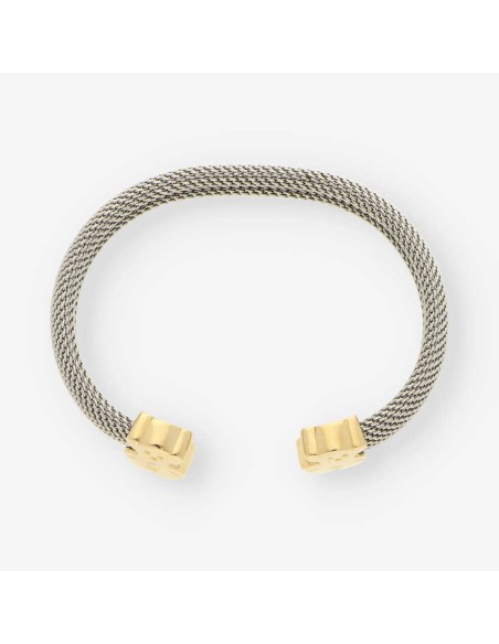 Esclava acero/oro TOUS