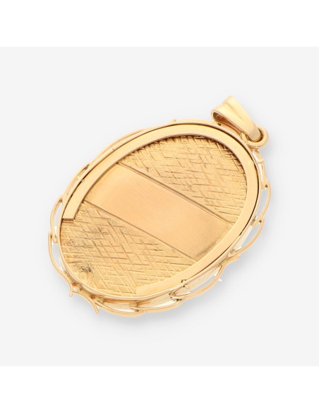 Medalla oro y esmalte