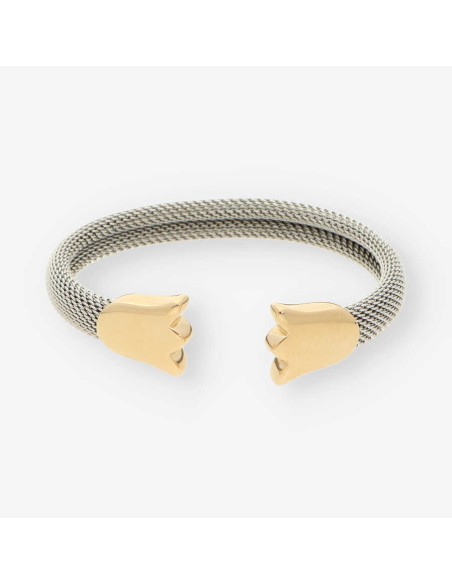 Esclava tulipÃ¡n acero/oro TOUS