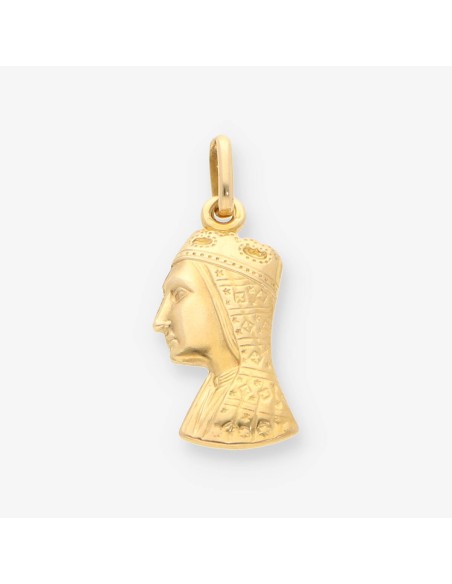 Colgante virgen de Montserrat oro