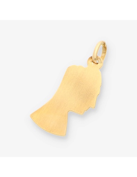 Colgante virgen de Montserrat oro