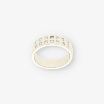 Anillo oro blanco y bri 2